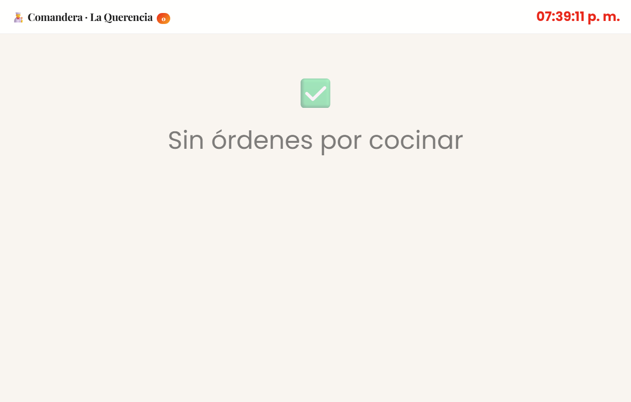 Captura: Comandera de cocina